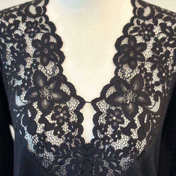 Sandro Paris Lace Sweater - Picture 3 of 4